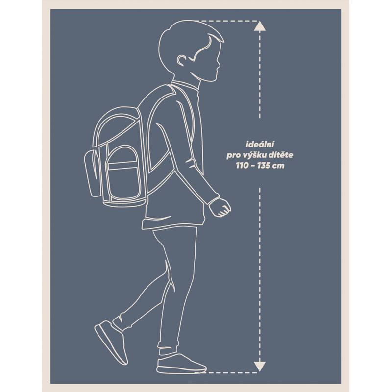 BAAGL SET 5 Shelly Dinosaurus: aktovka, penál, sáček, desky, box BAAGL SET 5 Shelly Dinosaurus: aktovka, penál, sáček, desky, box