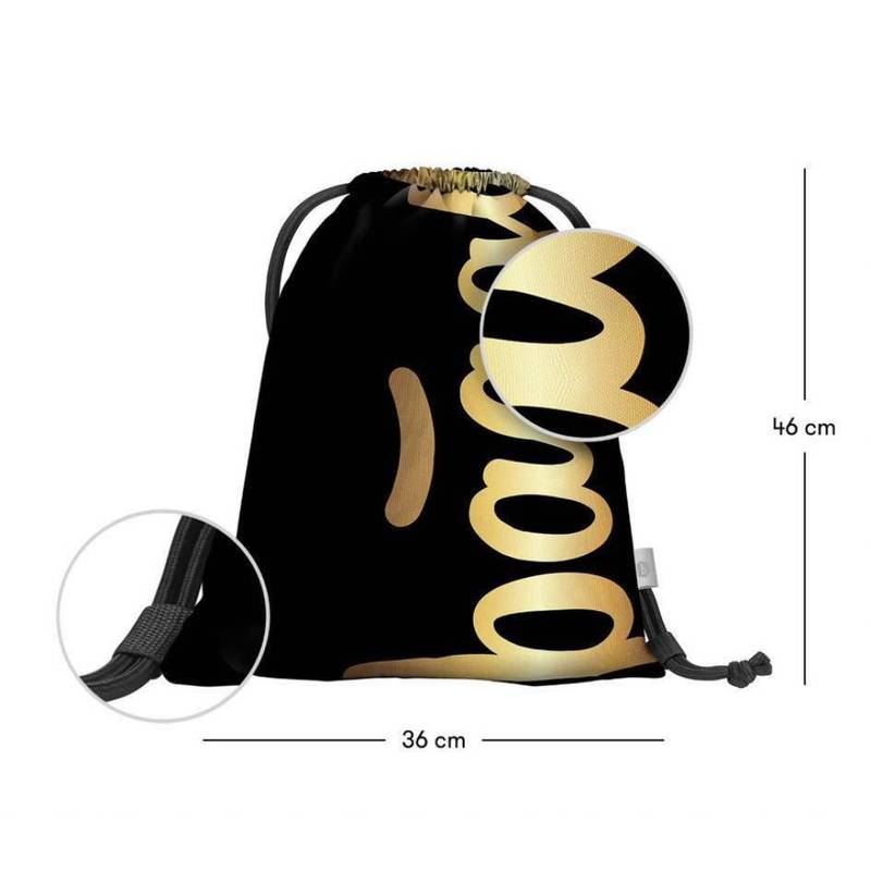 BAAGL SET 3 Skate Gold: batoh, penál a sáček BAAGL SET 3 Skate Gold: batoh, penál a sáček