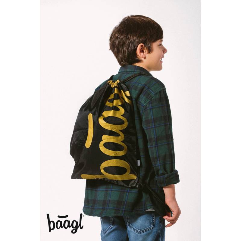 BAAGL SET 3 Skate Gold: batoh, penál a sáček BAAGL SET 3 Skate Gold: batoh, penál a sáček