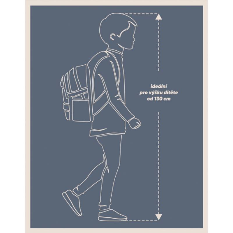 BAAGL SET 3 Skate Gold: batoh, penál a sáček BAAGL SET 3 Skate Gold: batoh, penál a sáček