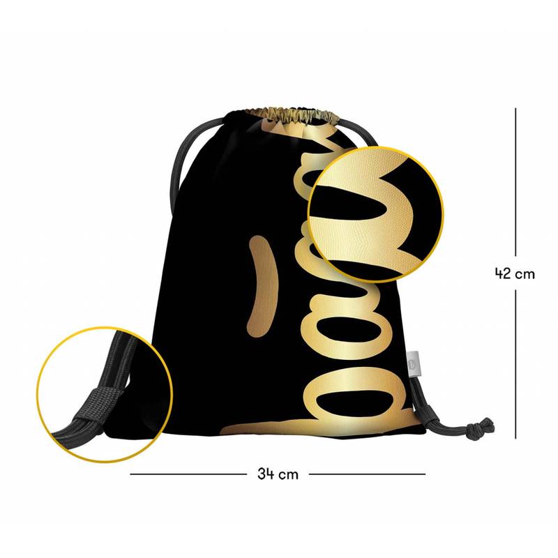 BAAGL SET 3 Skate Gold: batoh, penál a sáček BAAGL SET 3 Skate Gold: batoh, penál a sáček