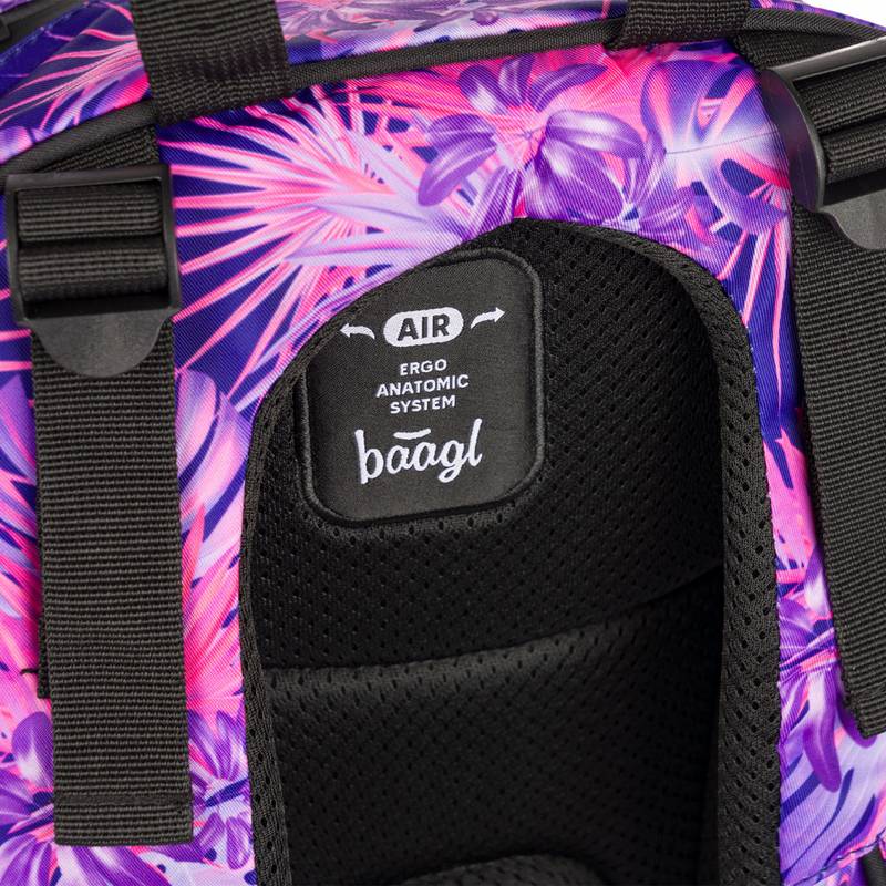 BAAGL SET 3 Skate Violet: batoh, penál a sáček BAAGL SET 3 Skate Violet: batoh, penál a sáček