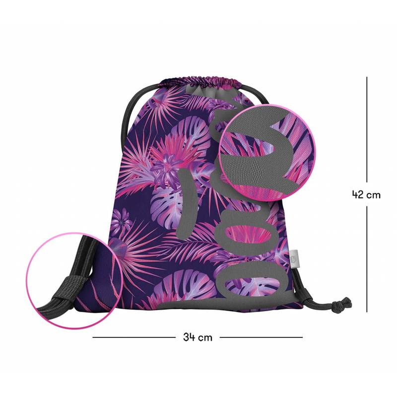 BAAGL SET 3 Skate Violet: batoh, penál a sáček BAAGL SET 3 Skate Violet: batoh, penál a sáček