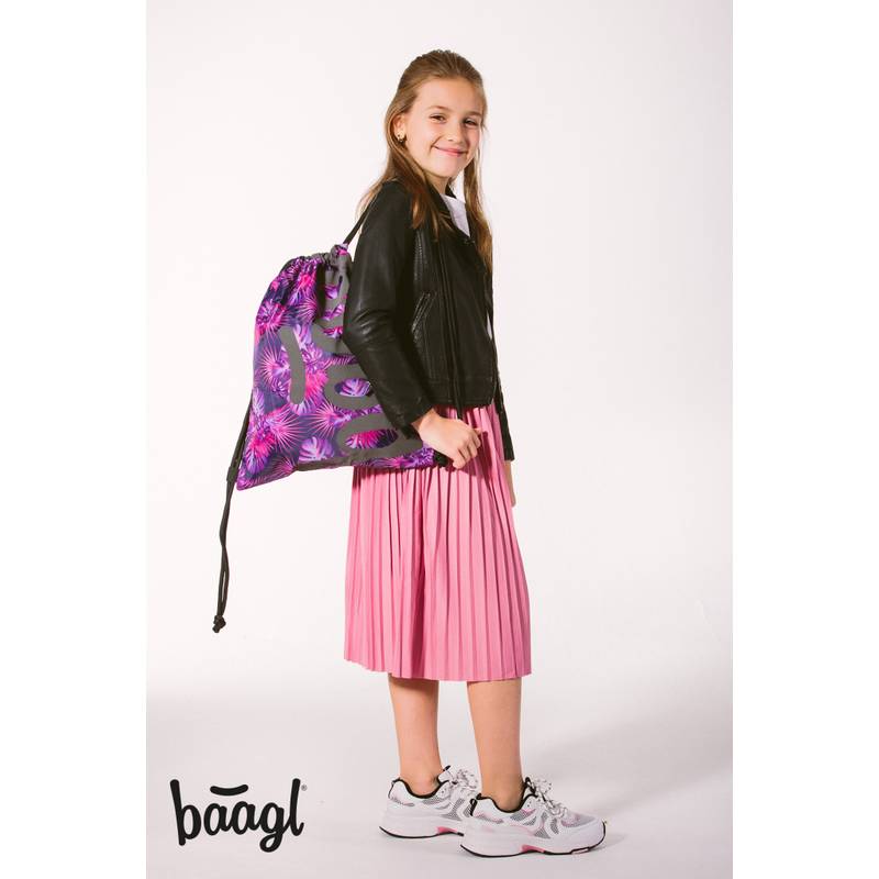 BAAGL SET 3 Skate Violet: batoh, penál a sáček BAAGL SET 3 Skate Violet: batoh, penál a sáček