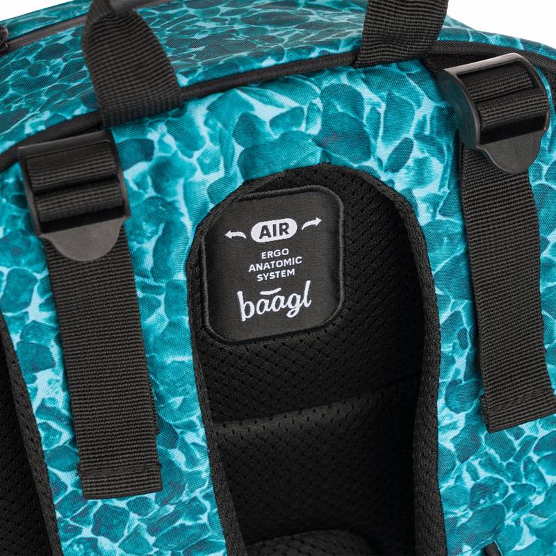 BAAGL SET 3 Skate Aquamarine: batoh, penál a sáček BAAGL SET 3 Skate Aquamarine: batoh, penál a sáček