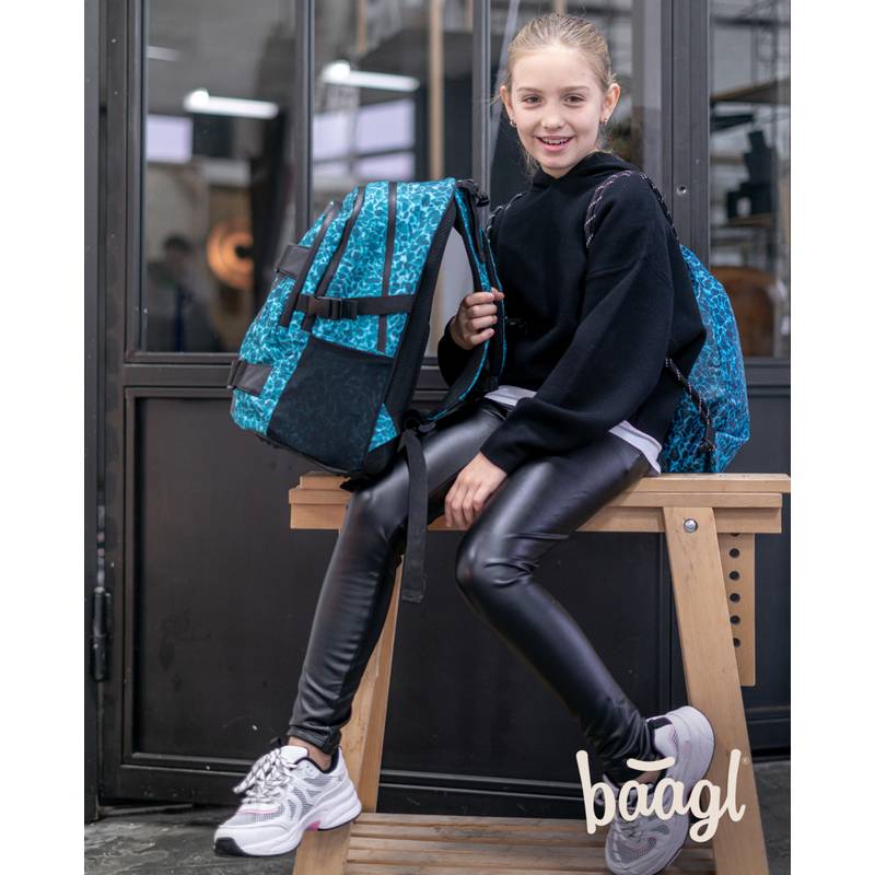 BAAGL SET 3 Skate Aquamarine: batoh, penál a sáček BAAGL SET 3 Skate Aquamarine: batoh, penál a sáček