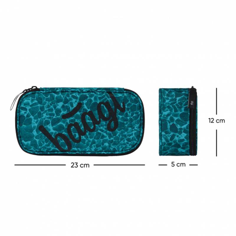 BAAGL SET 3 Skate Aquamarine: batoh, penál a sáček BAAGL SET 3 Skate Aquamarine: batoh, penál a sáček