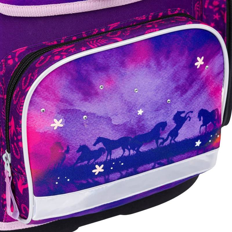 BAAGL SET 3 Ergo Kůň: aktovka, penál, sáček BAAGL SET 3 Ergo Kůň: aktovka, penál, sáček