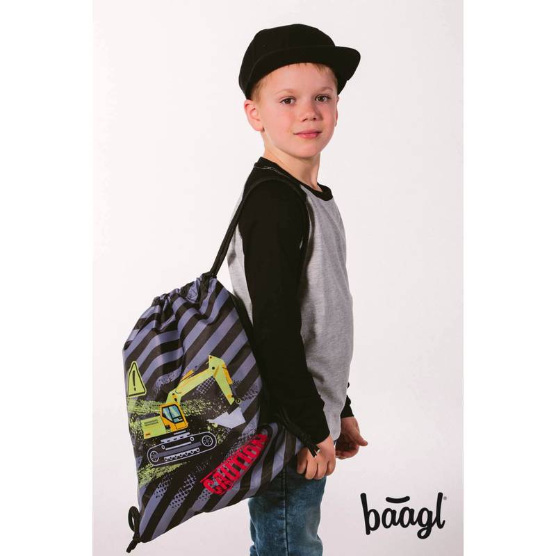 BAAGL SET 3 Ergo Bagr: aktovka, penál, sáček BAAGL SET 3 Ergo Bagr: aktovka, penál, sáček