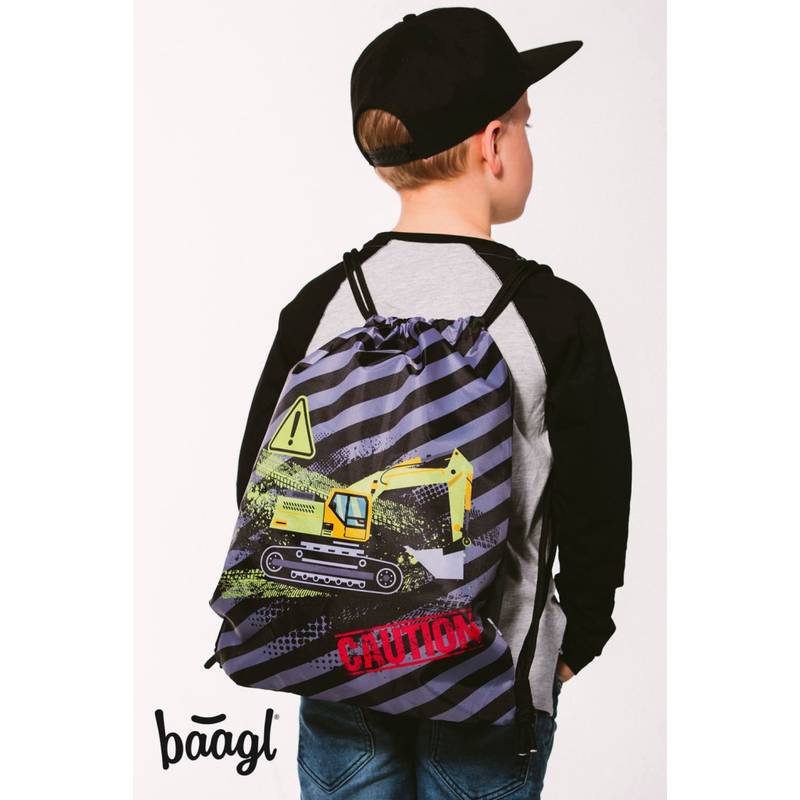 BAAGL SET 3 Ergo Bagr: aktovka, penál, sáček BAAGL SET 3 Ergo Bagr: aktovka, penál, sáček