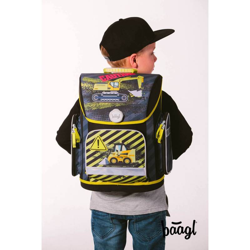 BAAGL SET 3 Ergo Bagr: aktovka, penál, sáček BAAGL SET 3 Ergo Bagr: aktovka, penál, sáček