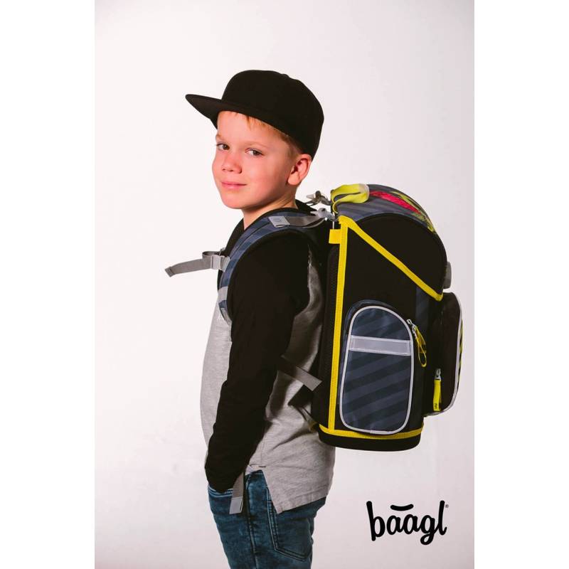 BAAGL SET 3 Ergo Bagr: aktovka, penál, sáček BAAGL SET 3 Ergo Bagr: aktovka, penál, sáček