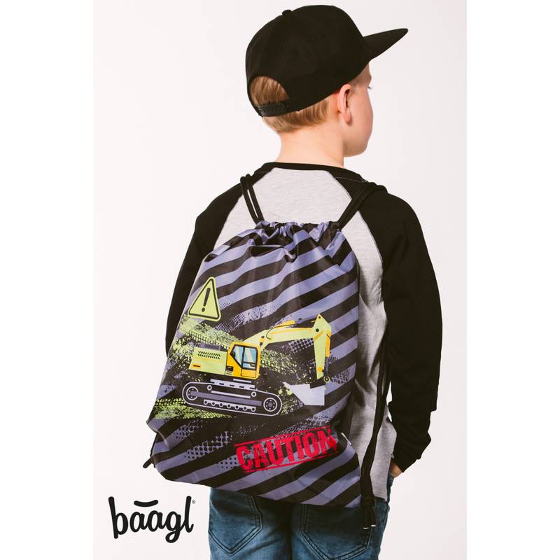 BAAGL SET 3 Ergo Bagr: aktovka, penál, sáček BAAGL SET 3 Ergo Bagr: aktovka, penál, sáček