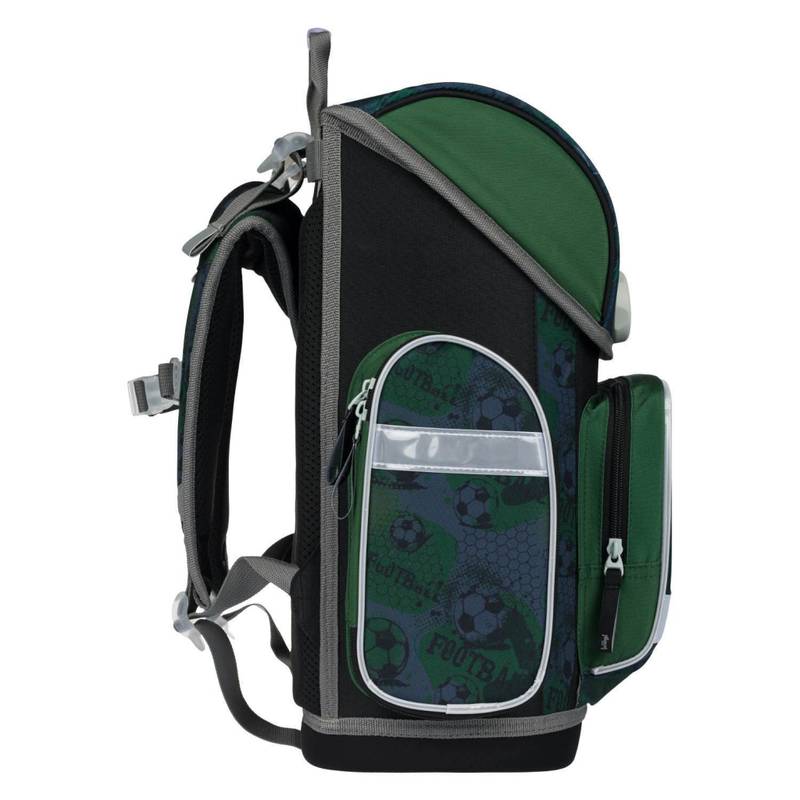 BAAGL SET 3 Ergo Fotbal: aktovka, penál, sáček BAAGL SET 3 Ergo Fotbal: aktovka, penál, sáček