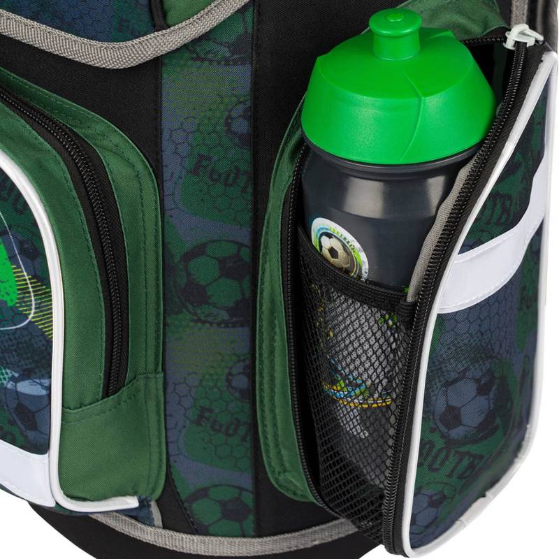 BAAGL SET 3 Ergo Fotbal: aktovka, penál, sáček BAAGL SET 3 Ergo Fotbal: aktovka, penál, sáček