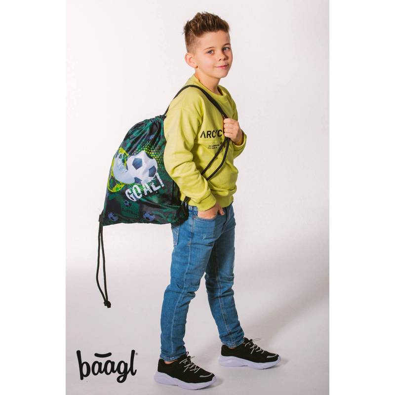 BAAGL SET 3 Ergo Fotbal: aktovka, penál, sáček BAAGL SET 3 Ergo Fotbal: aktovka, penál, sáček