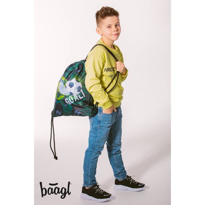 BAAGL SET 3 Ergo Fotbal: aktovka, penál, sáček BAAGL SET 3 Ergo Fotbal: aktovka, penál, sáček