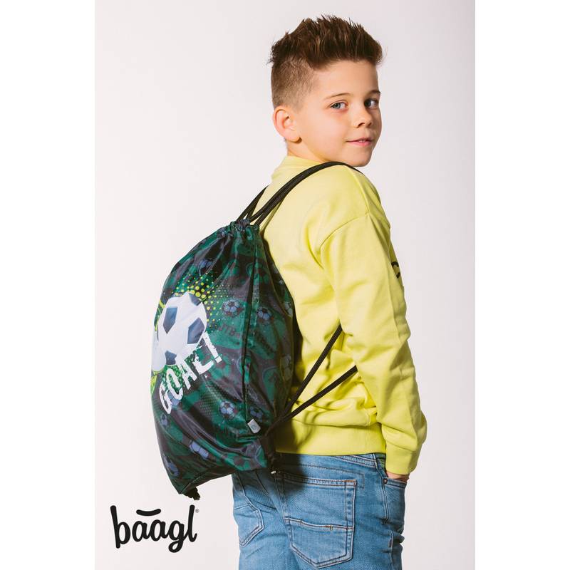 BAAGL SET 3 Ergo Fotbal: aktovka, penál, sáček BAAGL SET 3 Ergo Fotbal: aktovka, penál, sáček