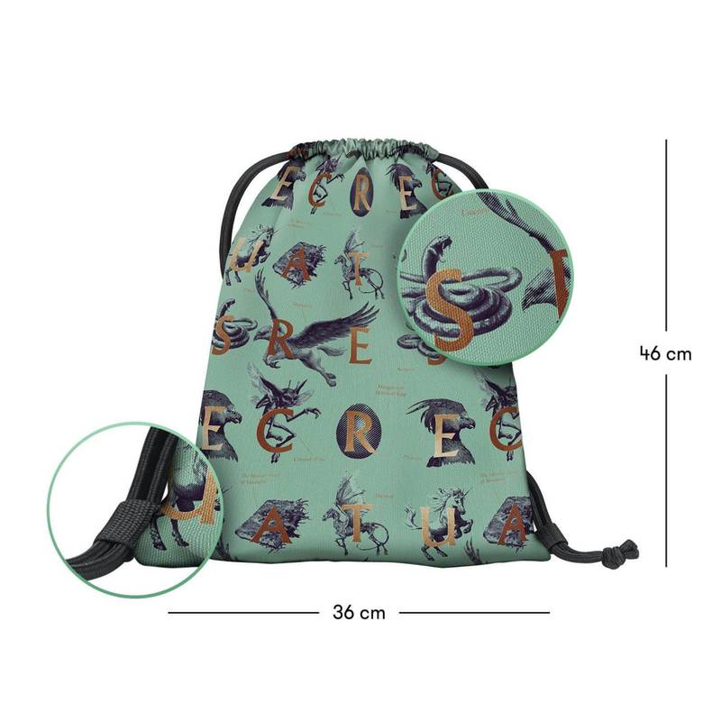 BAAGL SET 3 Core Harry Potter Fantastické zvěře: batoh, penál, sáček BAAGL SET 3 Core Harry Potter Fantastické zvěře: batoh, penál, sáček