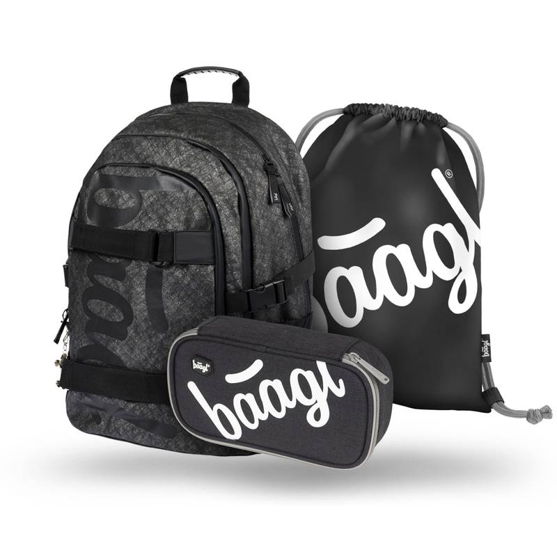 BAAGL SET 3 Skate Ash: batoh, penál, sáček ver. 2 BAAGL SET 3 Skate Ash: batoh, penál, sáček ver. 2