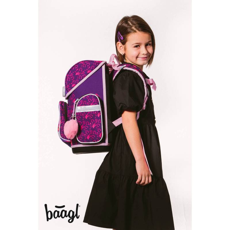 BAAGL SET 5 Ergo Kůň: aktovka, penál, sáček, desky, box BAAGL SET 5 Ergo Kůň: aktovka, penál, sáček, desky, box