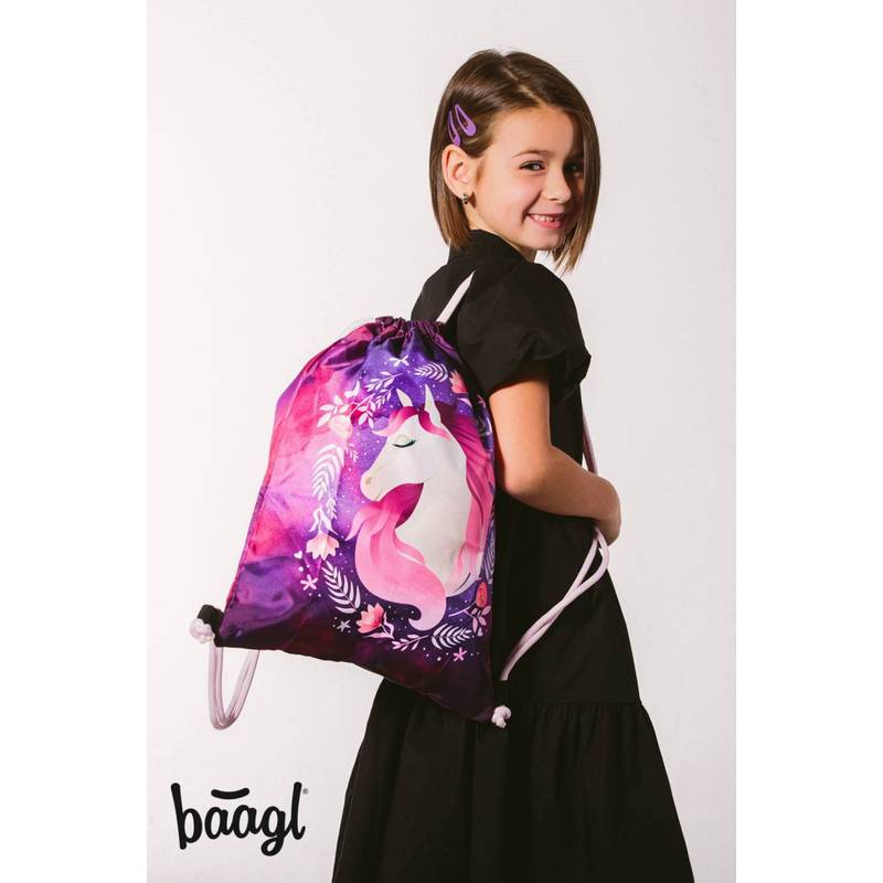 BAAGL SET 5 Ergo Kůň: aktovka, penál, sáček, desky, box BAAGL SET 5 Ergo Kůň: aktovka, penál, sáček, desky, box