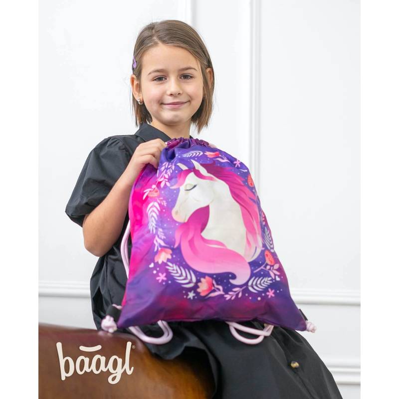 BAAGL SET 5 Ergo Kůň: aktovka, penál, sáček, desky, box BAAGL SET 5 Ergo Kůň: aktovka, penál, sáček, desky, box