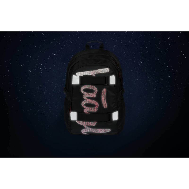 BAAGL SADA 3 Skate Red: batoh, peračník, vrecko BAAGL SADA 3 Skate Red: batoh, peračník, vrecko