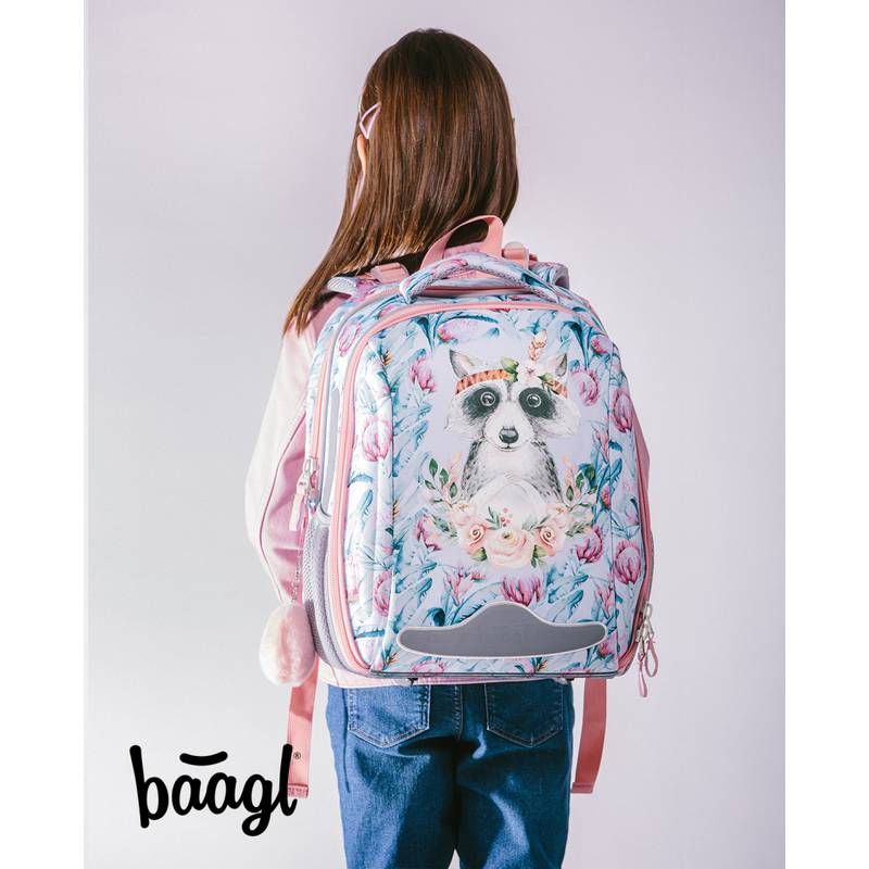 BAAGL SET 5 Shelly Mýval: aktovka, peračník, sáček, desky, box BAAGL SET 5 Shelly Mýval: aktovka, peračník, sáček, desky, box