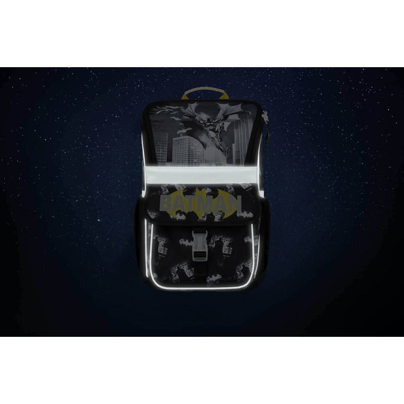 BAAGL SADA 3 Zippy Batman Dark City: batoh, peračník, vrecko BAAGL SADA 3 Zippy Batman Dark City: batoh, peračník, vrecko