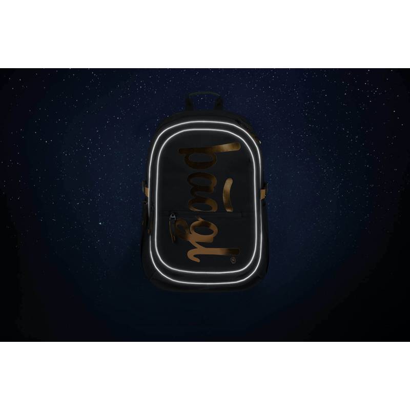 BAAGL SADA 3 Core Metallic Bronze: batoh, peračník, vrecko BAAGL SADA 3 Core Metallic Bronze: batoh, peračník, vrecko