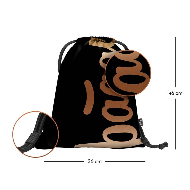 BAAGL SADA 3 Core Metallic Bronze: batoh, peračník, vrecko BAAGL SADA 3 Core Metallic Bronze: batoh, peračník, vrecko