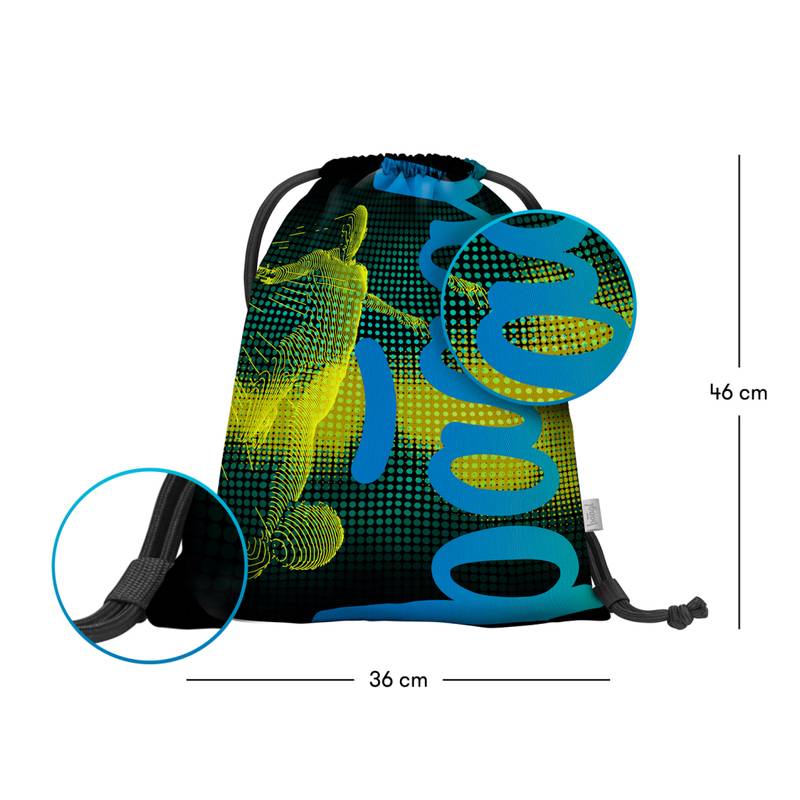 BAAGL SADA 3 Core Football Player: batoh, peračník, vrecko BAAGL SADA 3 Core Football Player: batoh, peračník, vrecko