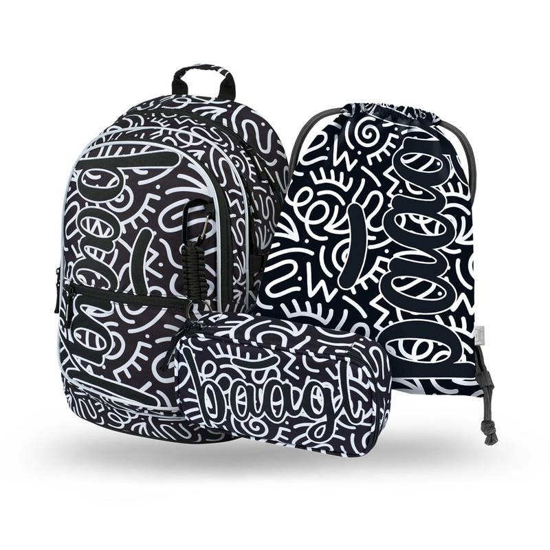 BAAGL SADA 3 Core Element: batoh, peračník, vrecko BAAGL SADA 3 Core Element: batoh, peračník, vrecko