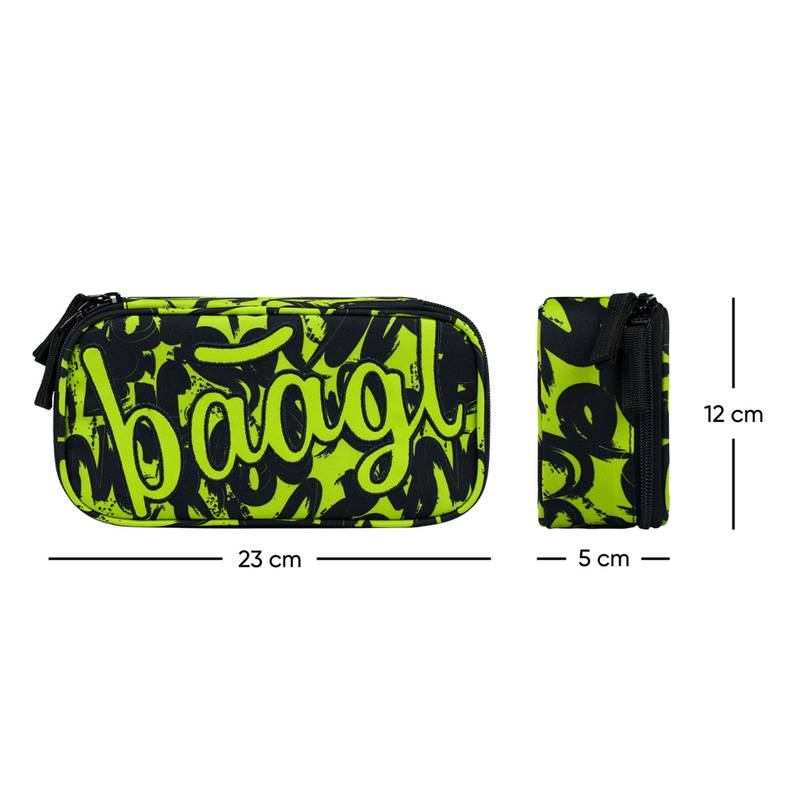 BAAGL SADA 3 Core Lime: batoh, peračník, vrecko BAAGL SADA 3 Core Lime: batoh, peračník, vrecko