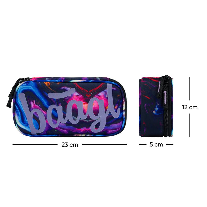 BAAGL SADA 3 Core Marble: batoh, peračník, vrecko BAAGL SADA 3 Core Marble: batoh, peračník, vrecko