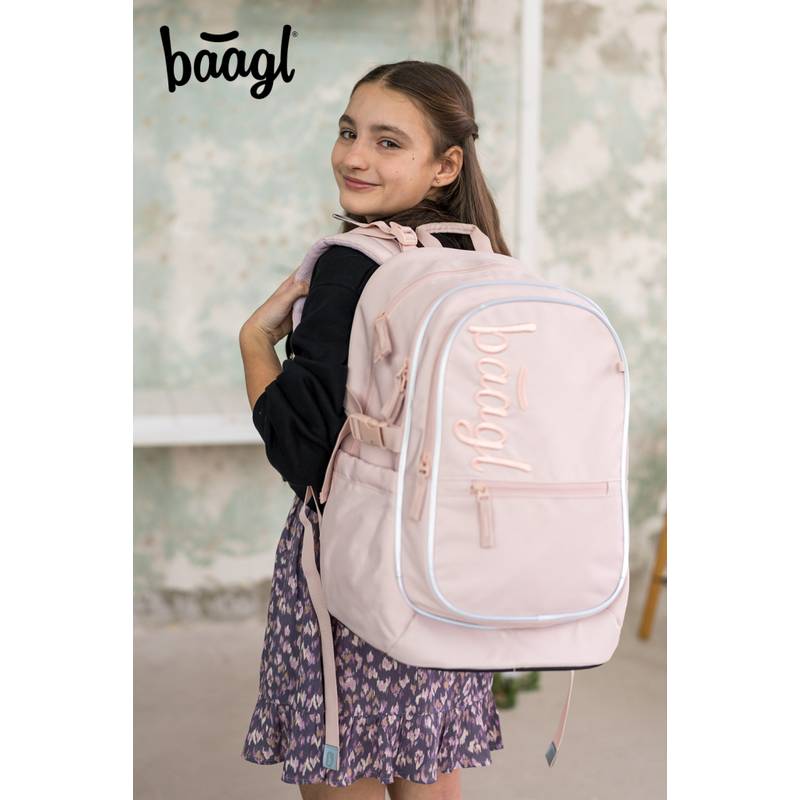 BAAGL SADA 3 Core Creamy: batoh, peračník, vrecko BAAGL SADA 3 Core Creamy: batoh, peračník, vrecko