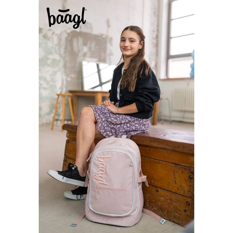 BAAGL SADA 3 Core Creamy: batoh, peračník, vrecko BAAGL SADA 3 Core Creamy: batoh, peračník, vrecko
