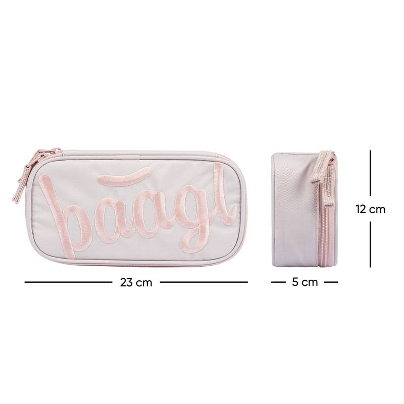 BAAGL SADA 3 Core Creamy: batoh, peračník, vrecko BAAGL SADA 3 Core Creamy: batoh, peračník, vrecko