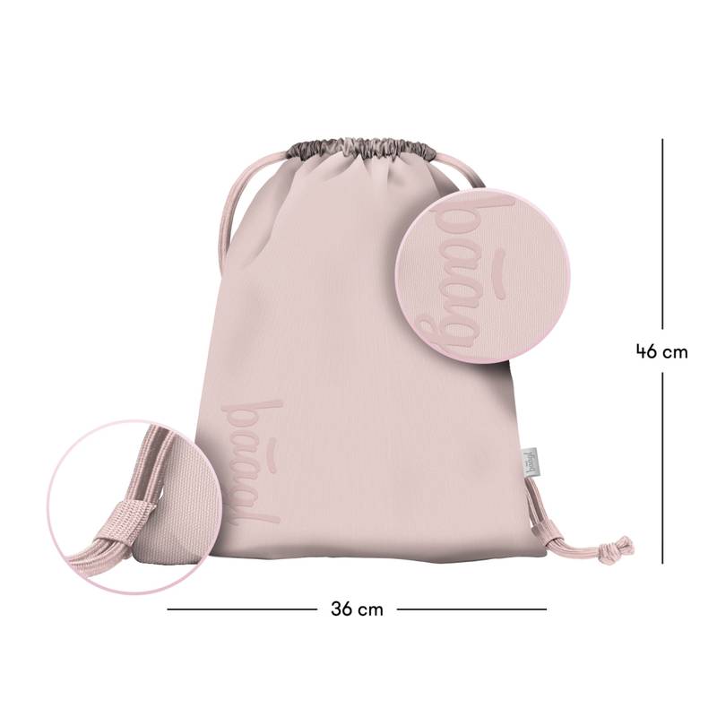 BAAGL SADA 3 Core Creamy: batoh, peračník, vrecko BAAGL SADA 3 Core Creamy: batoh, peračník, vrecko