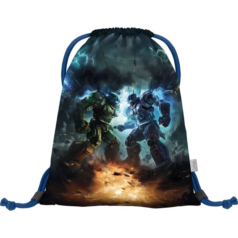 BAAGL 5 SET Ergo Roboti: aktovka, penál, sáček, desky, box BAAGL 5 SET Ergo Roboti: aktovka, penál, sáček, desky, box