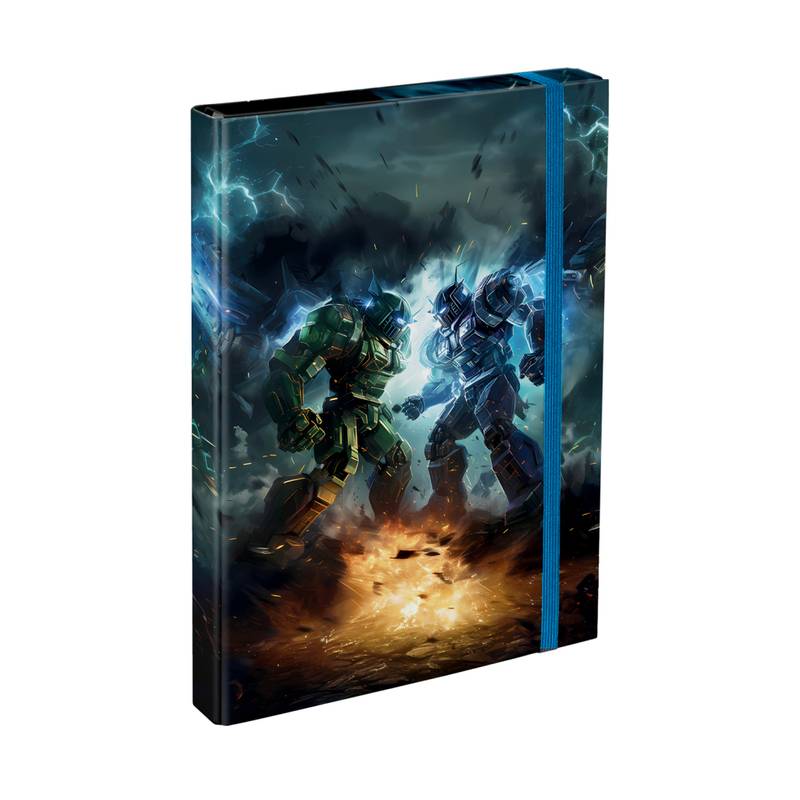 BAAGL 5 SET Ergo Roboti: aktovka, penál, sáček, desky, box BAAGL 5 SET Ergo Roboti: aktovka, penál, sáček, desky, box