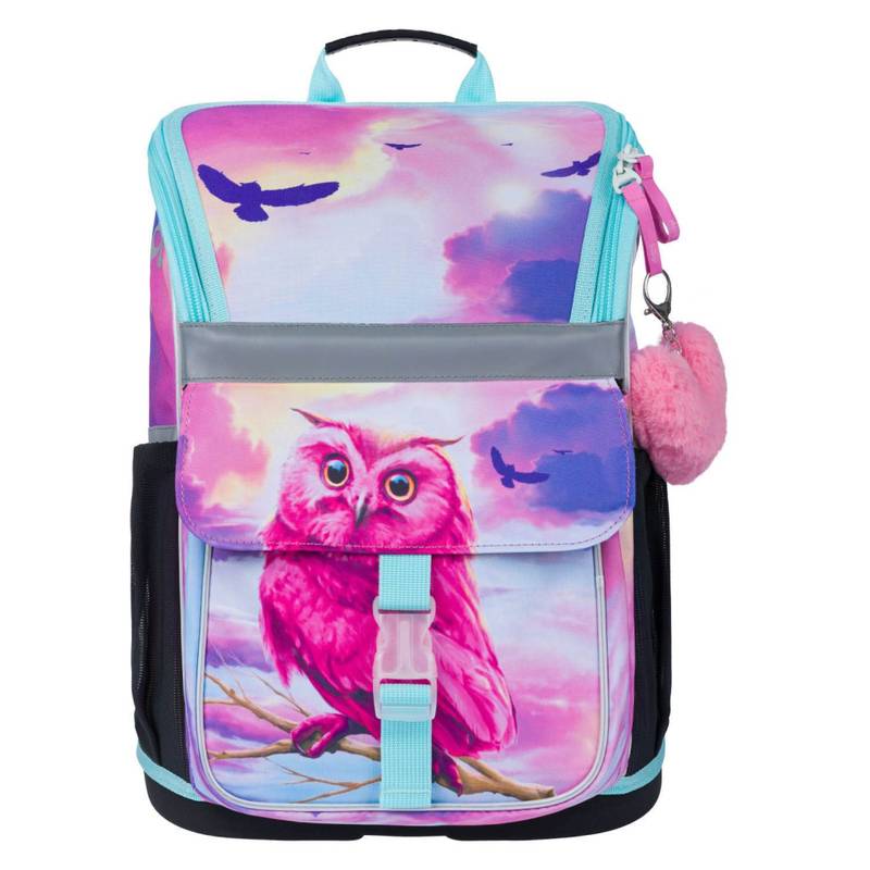 BAAGL SADA 3 Zippy Sova: aktovka, peračník, vrecko, box na desiatu, dosky BAAGL SADA 3 Zippy Sova: aktovka, peračník, vrecko, box na desiatu, dosky