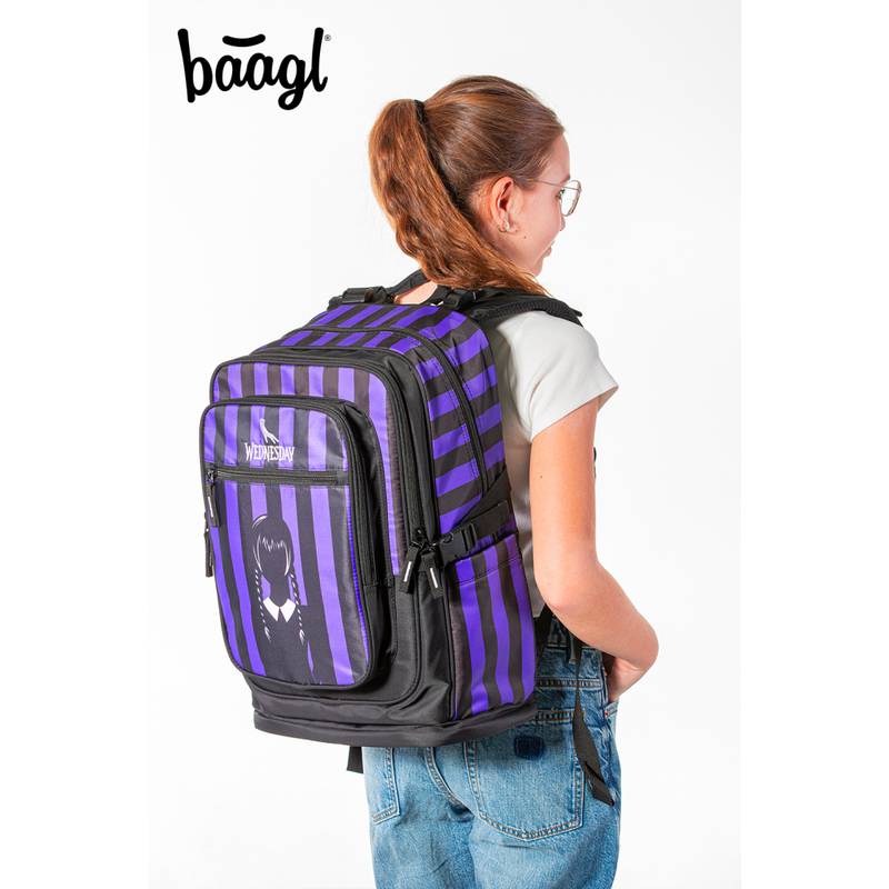 BAAGL SADA 3 Cubic Wednesday: batoh, peračník, vrecko BAAGL SADA 3 Cubic Wednesday: batoh, peračník, vrecko
