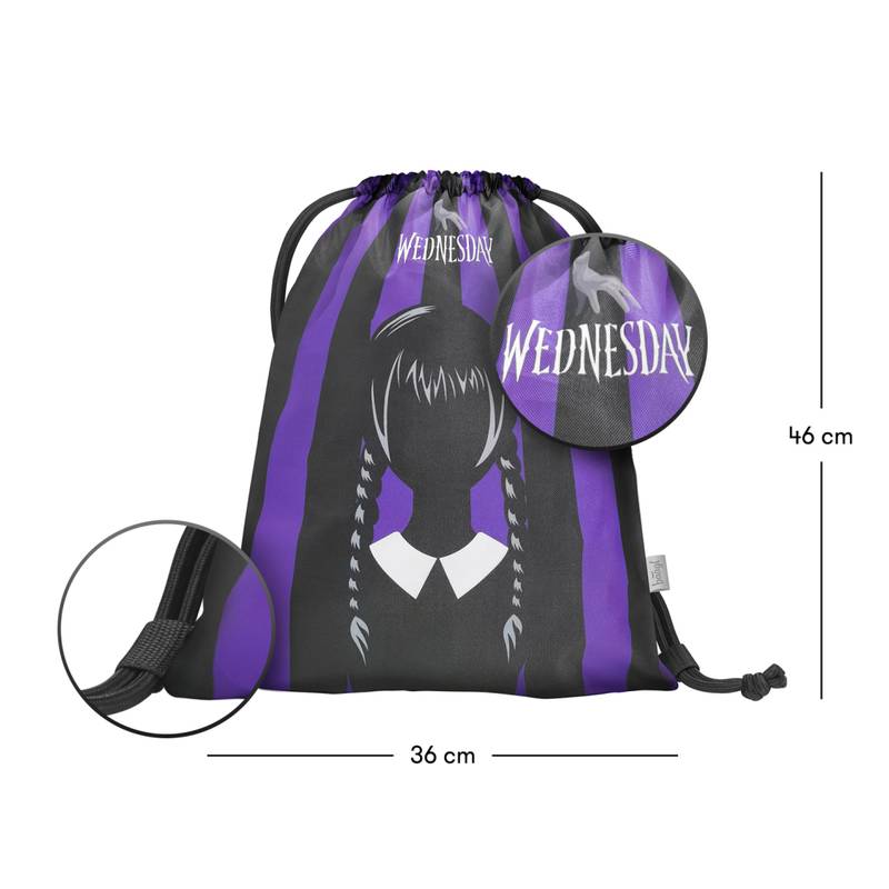 BAAGL SADA 3 Cubic Wednesday: batoh, peračník, vrecko BAAGL SADA 3 Cubic Wednesday: batoh, peračník, vrecko