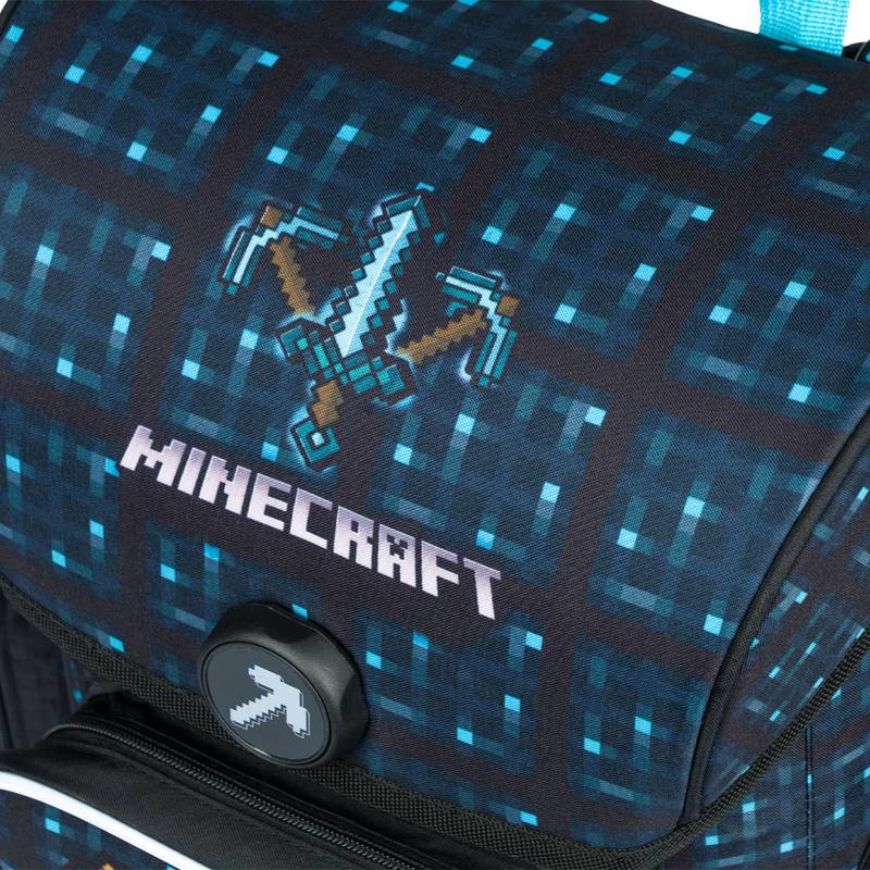 BAAGL Školská aktovka Ergo Minecraft Blue Axe BAAGL Školská aktovka Ergo Minecraft Blue Axe