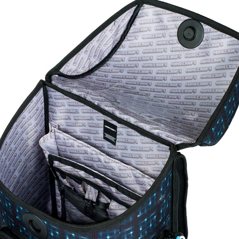 BAAGL Školská aktovka Ergo Minecraft Blue Axe BAAGL Školská aktovka Ergo Minecraft Blue Axe