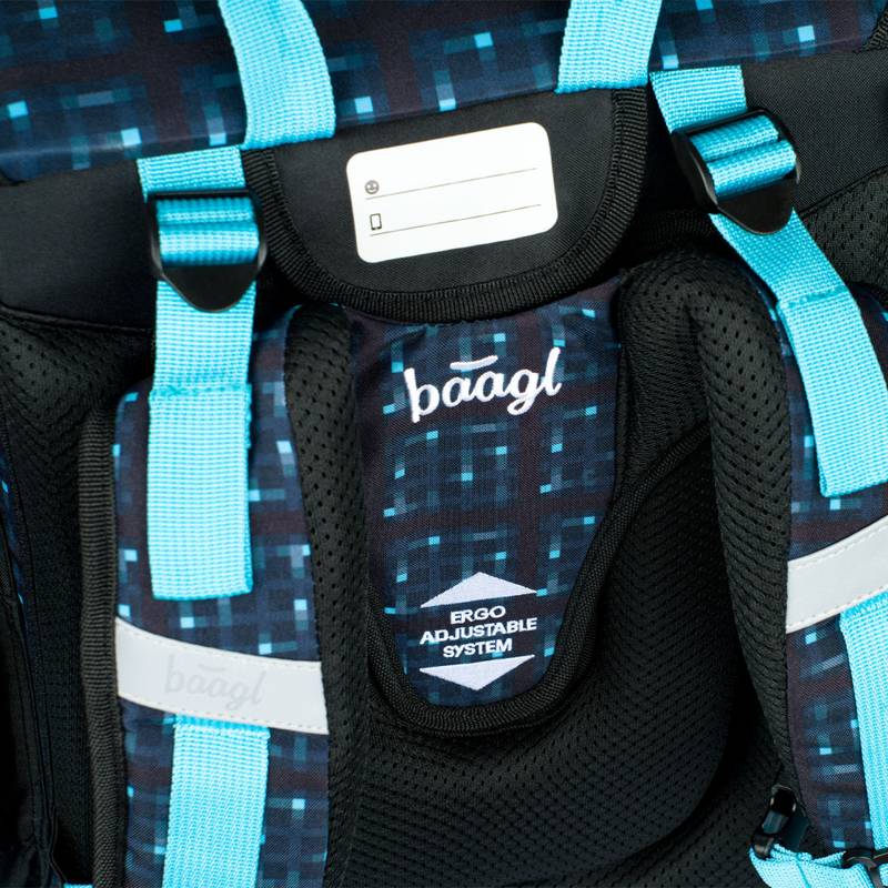 BAAGL Školská aktovka Ergo Minecraft Blue Axe BAAGL Školská aktovka Ergo Minecraft Blue Axe