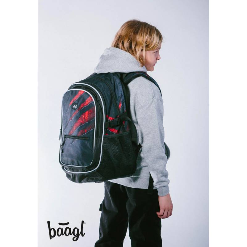 BAAGL Školní batoh Core Láva BAAGL Školní batoh Core Láva