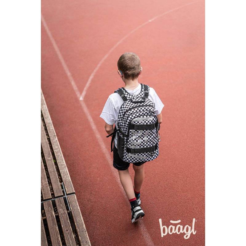 BAAGL SET 3 Skate Ska: batoh, peračník, sáček BAAGL SET 3 Skate Ska: batoh, peračník, sáček